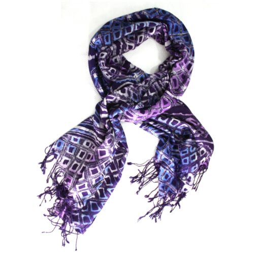 Purple Patch Splash Shawl