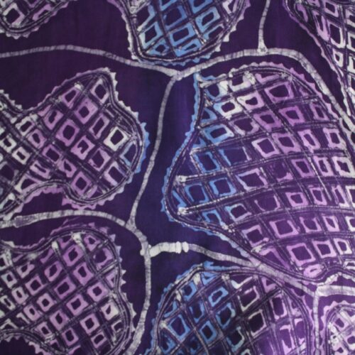 Purple Patch Splash Shawl - Image 4