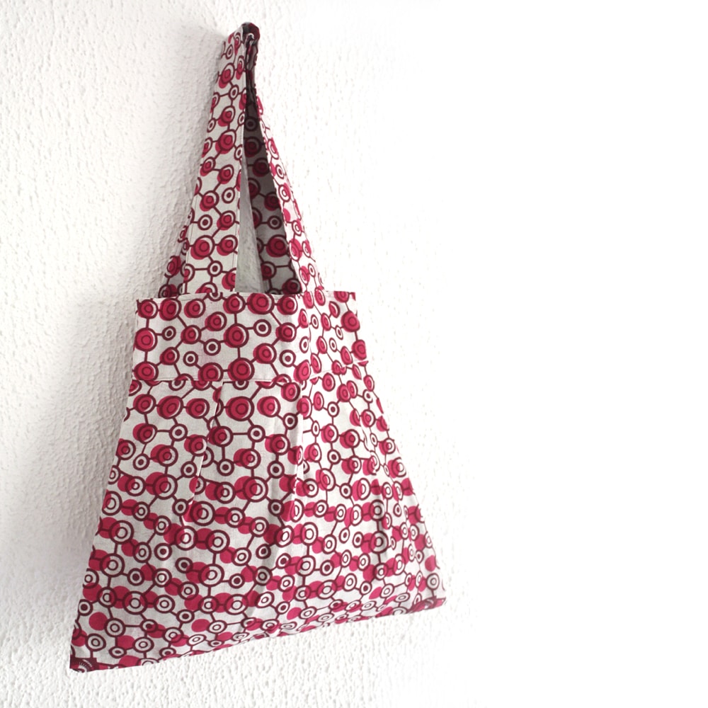 Pink Print Tote by Urbanknit