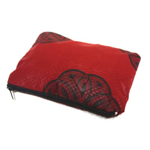 Accra Red Zipper Pouch