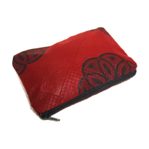 Accra Red Zipper Pouch