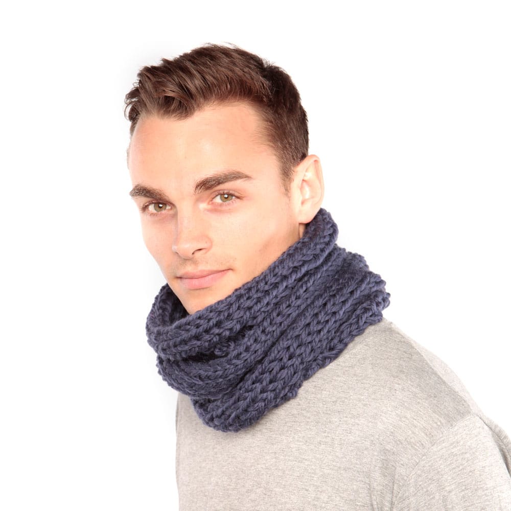 Echarpe tube-Snood Nude laine-Tour de cou-Cache cou-Wool scarf-Nude  scarf-Unisex scarves-Knit-scarves- scarf-Winter acce…