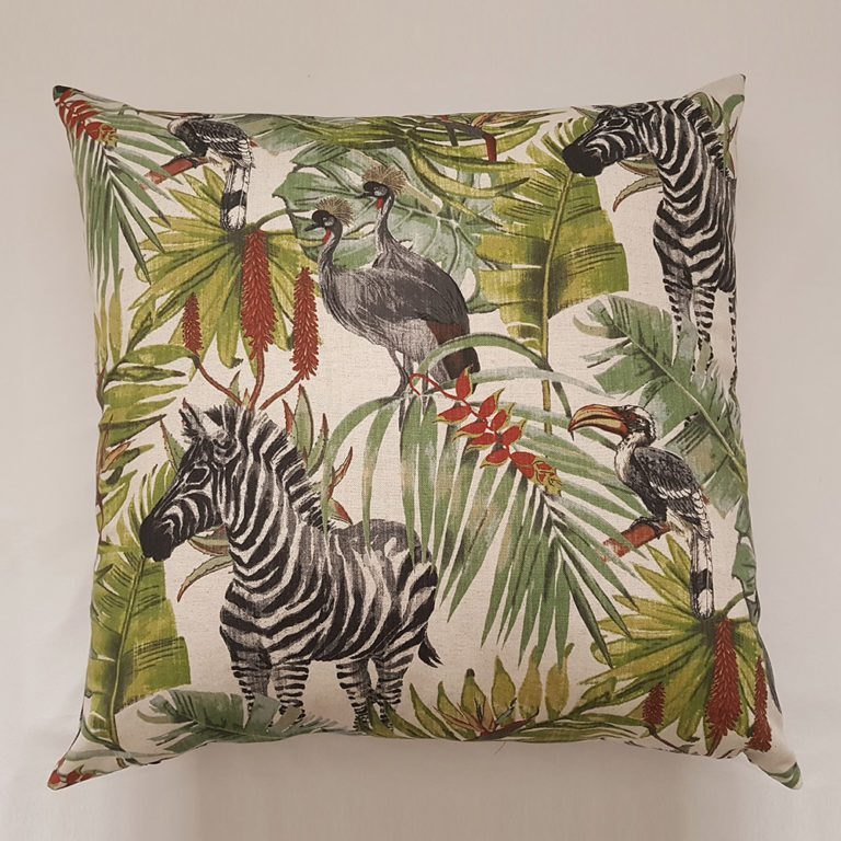 zebra pattern cushions